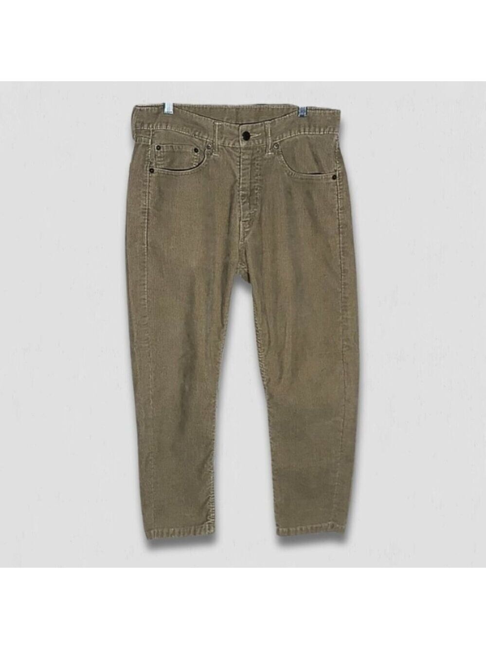 vintage Y2K Levi’s capri pants corduroy high waist straight leg granola grunge 6